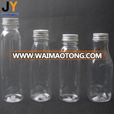 PET french square plastic Juice bottles